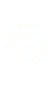 $950.00 + 300 Inscripción INCLUYE Horas Ilimitadas de lunes a Sábado Material Didáctico Asesoría Personal Asesoría vía Skype 